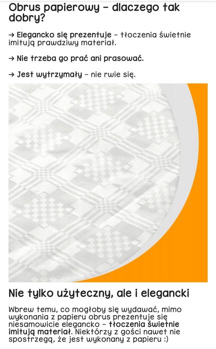 Obrus papierowy nabłyszczany 1,2m x 50m