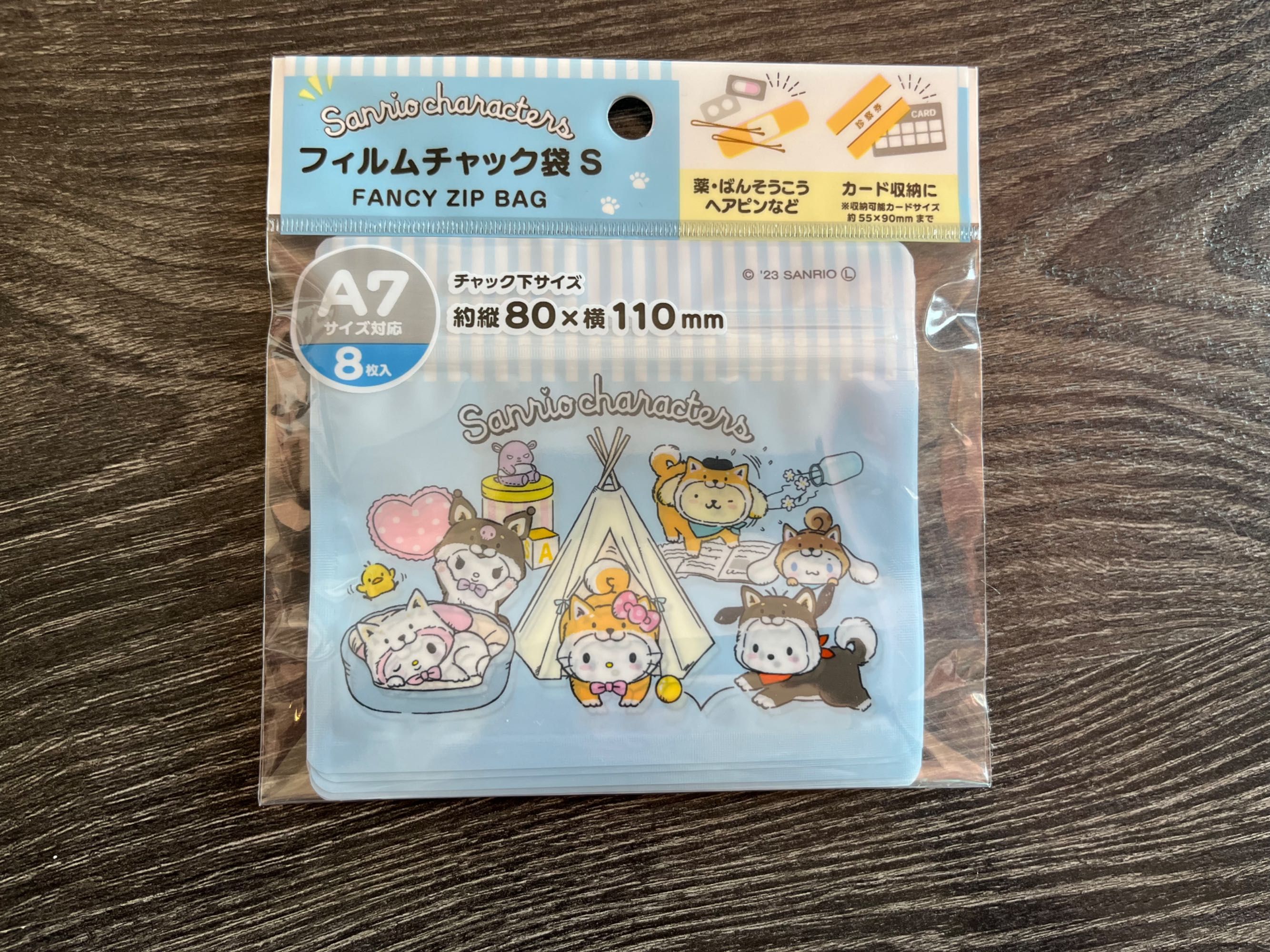 Torebeczki zip bag etui na karty Sanrio Kuromi Hello Kitty My Melody