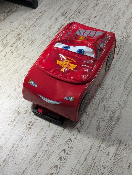 Дитяча Дорожня Сумка-Валіза на Колесах "Блискавка МакКвін"