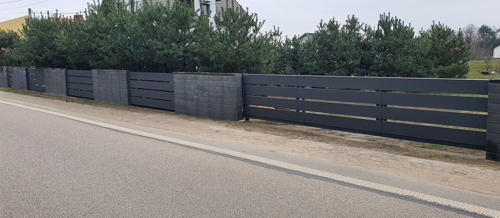 Panel ogrodzeniowy stalowy Ogrodzenie blaszane