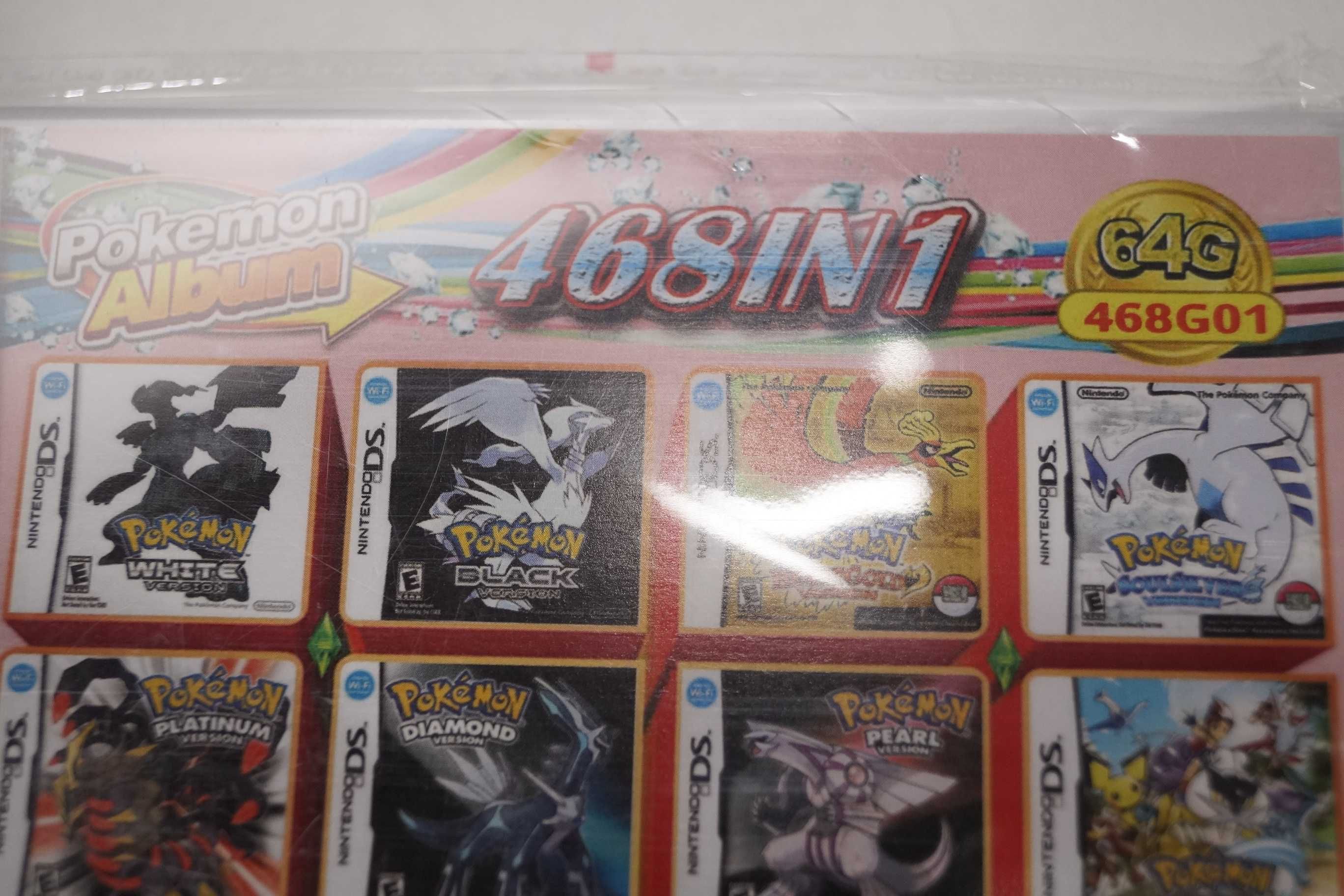 Gra na Nintendo DC 468in1 Pokemon Album 3DS 2DS NDS