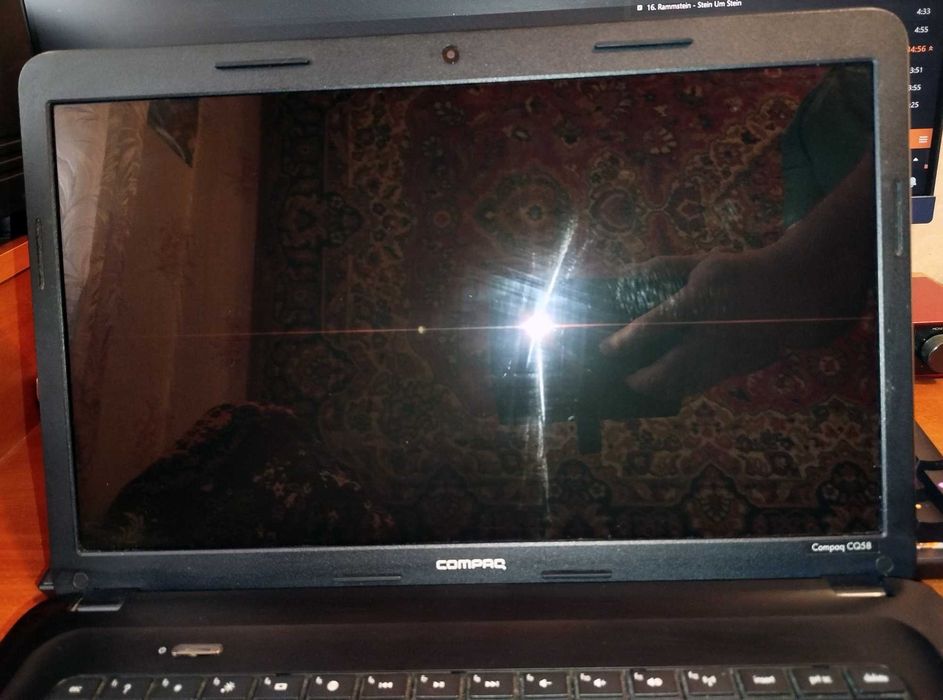 Ноутбук HP Compaq Presario CQ58-279ER, обслужен, термопаста - заменена