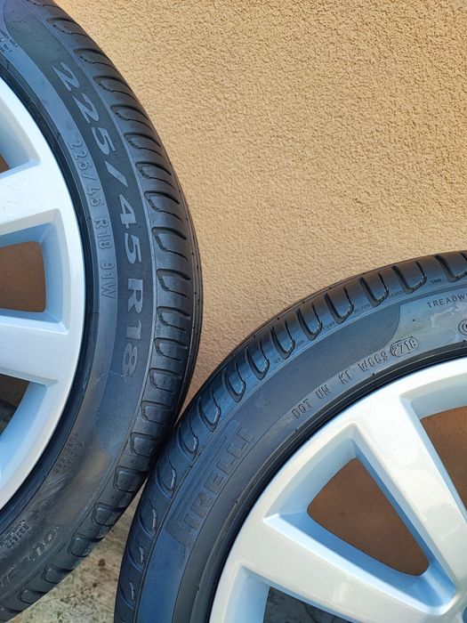 Koła Opel Felgi 5x110 Speedeline 18 cali 225 x 45 Opony Letnie Pirelli