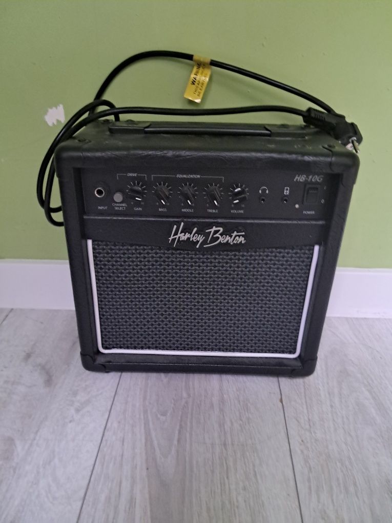 Harley benton St junior bk + wzmacniacz + torba