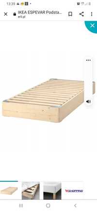 Łóżko drewniane Espevar Ikea 90-200