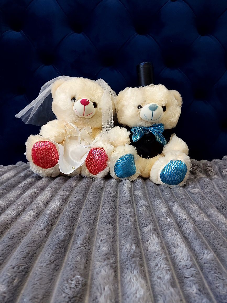 Медведи,мягкая игрушка,мишка,свадебный декор,игрушки,цена за 2 шт)
