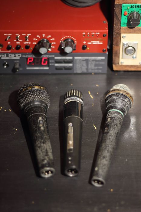 Pack microfones dinâmicos