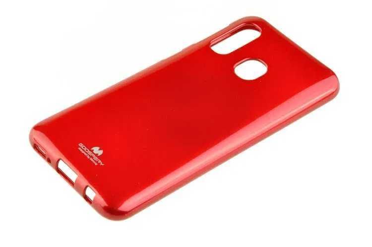 Etui Mercury Jelly Goospery do Samsung A40 - Czerwony!