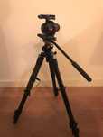 Manfrotto Statyw 055 PRO 055XPROB + Głowica kulowa MH055M8-Q5 + torba