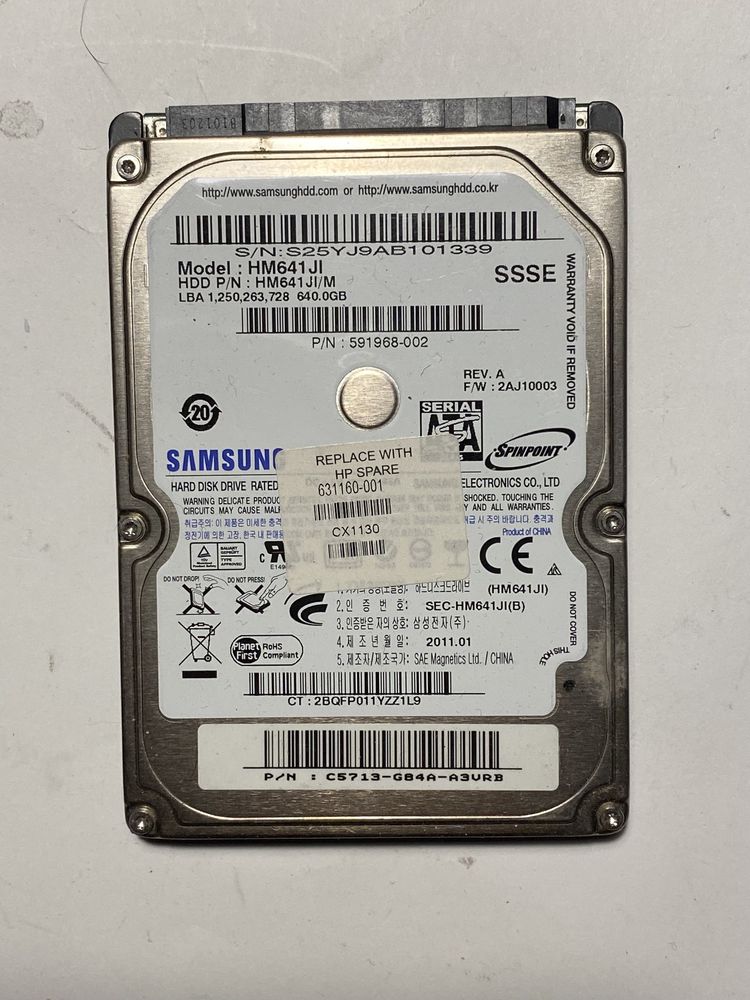 Жесткий диск HDD 2.5 3.5 жорсткий диск