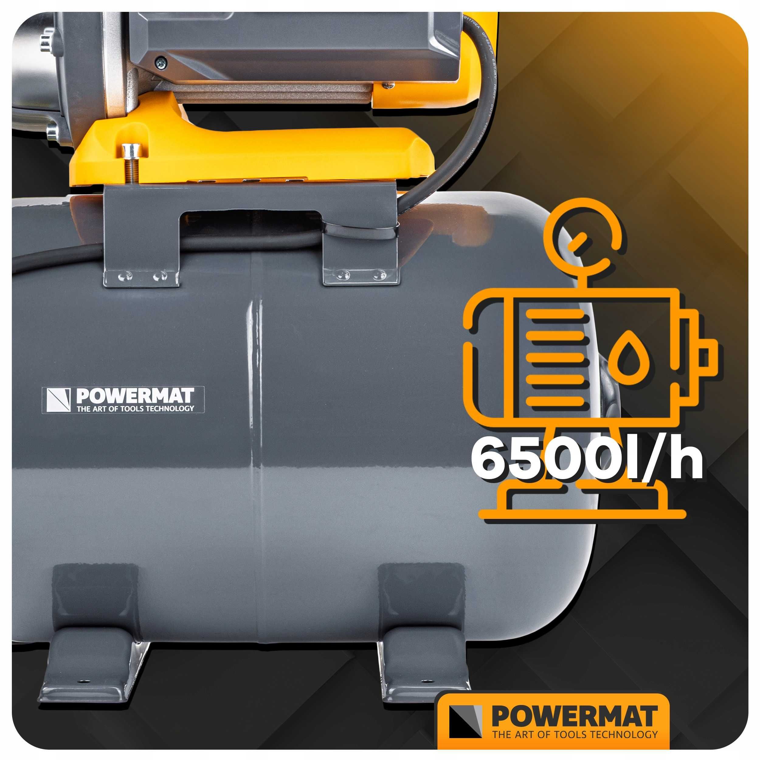 Pompa hydroforowa hydrofor do wody zbiornik 24l 900w zestaw 6500l/h