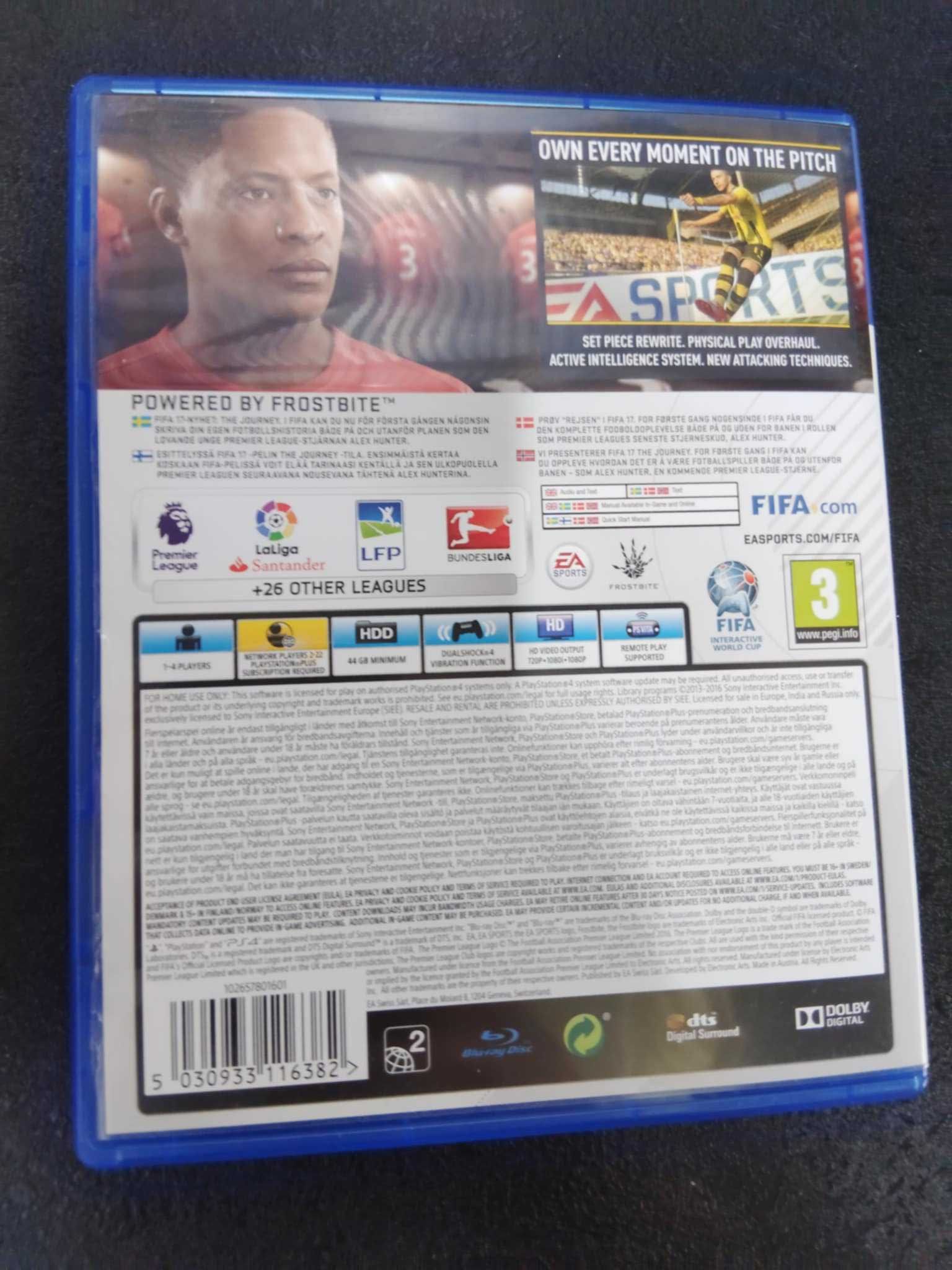 FIFA 17 PS4 Mówią po Polsku w grze / okładka zagraniczna
