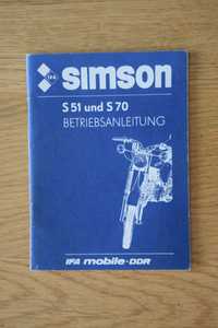 Instrukcja Katalog SIMSON wsk junak jawa mz shl komar romet