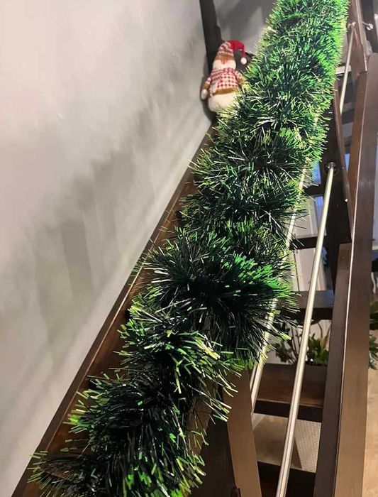 Łańcuch choinkowy girlanda na choinkę świąteczna choinkowa gruba 6m