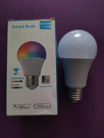 Розумна лампа е27 rbg smart life tuya