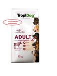TROPIDOG BEEF Karma sucha z wołowiną dla psa dorosłego M & L 12kg