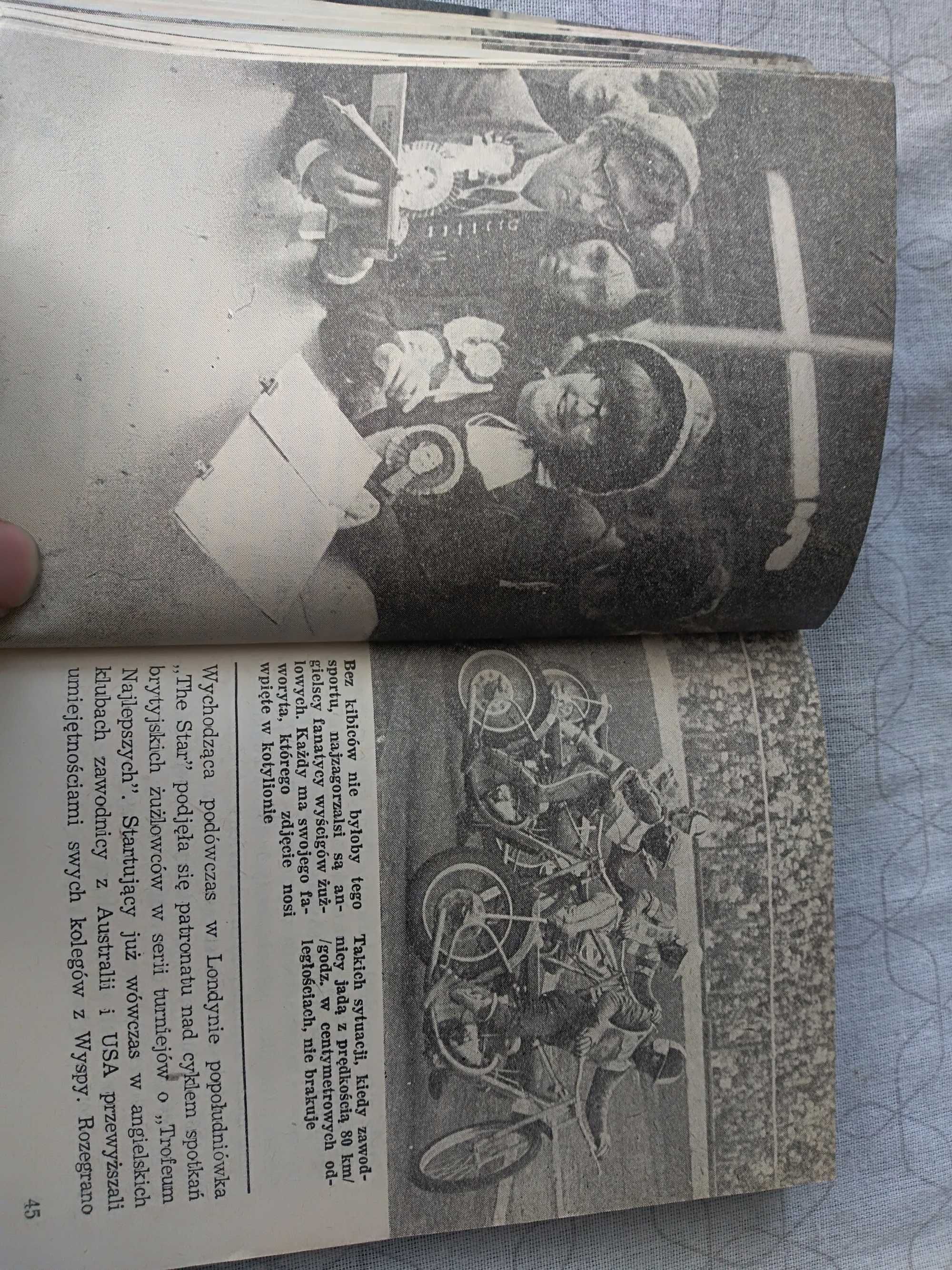 Książka Wszystko o... Żużel i żużlowcy Bogusław Koperski 1975 rok