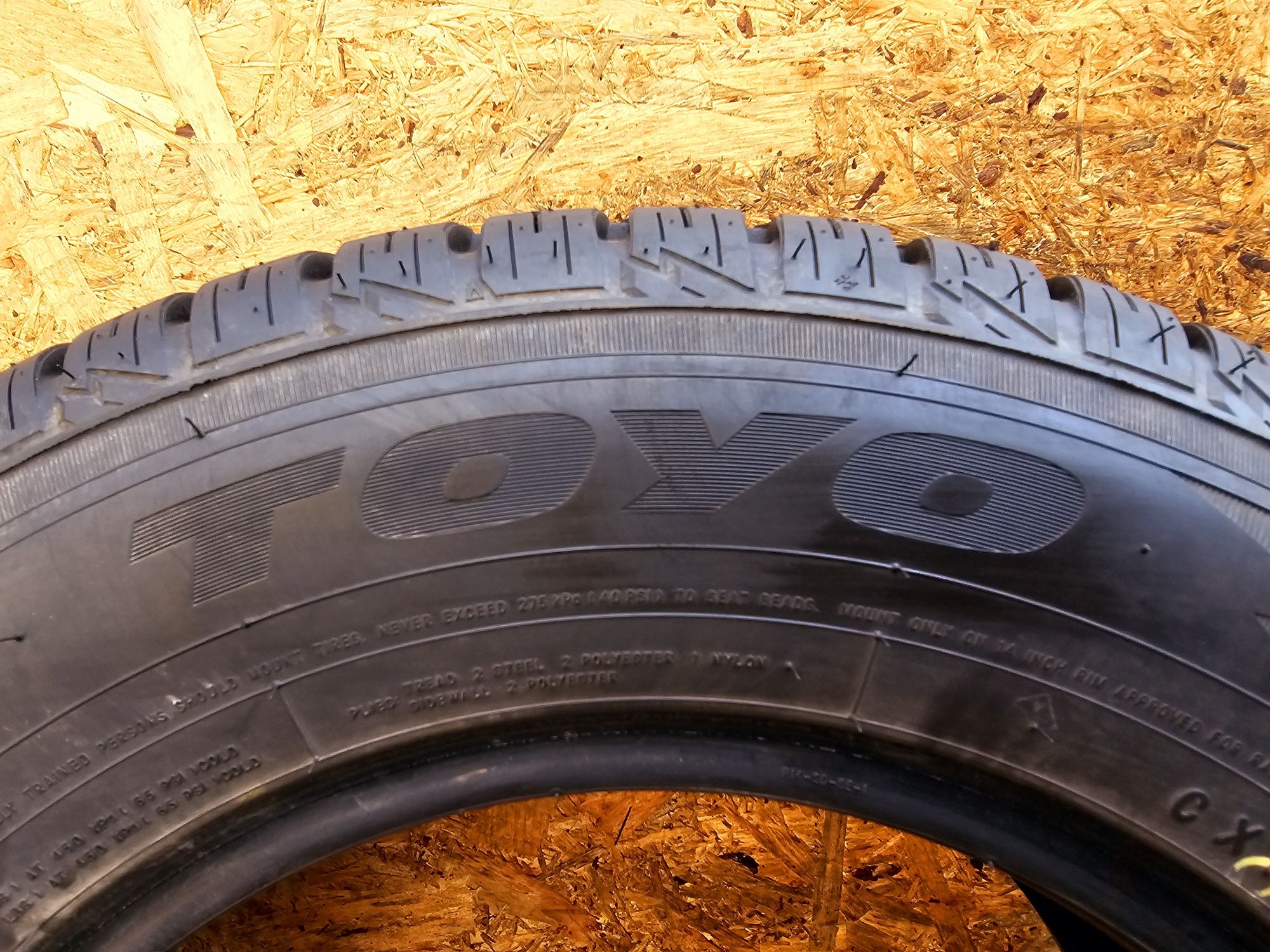 Jak Nowe!!  9mm. 175/80 r14C Toyo Observe Van. 2022rok.