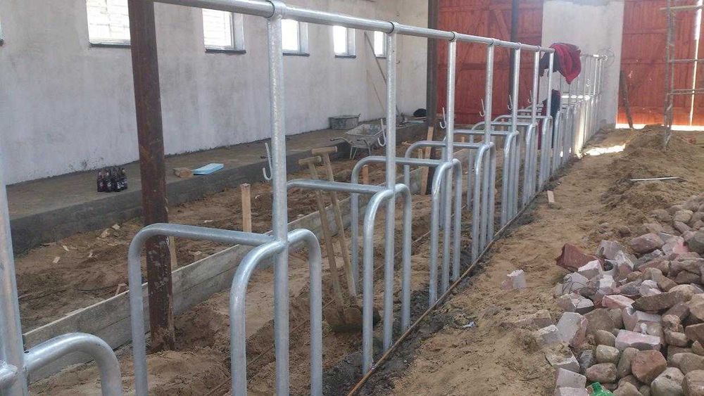 Wygrodzenia stanowiska przegrody dla bydła krów bramki