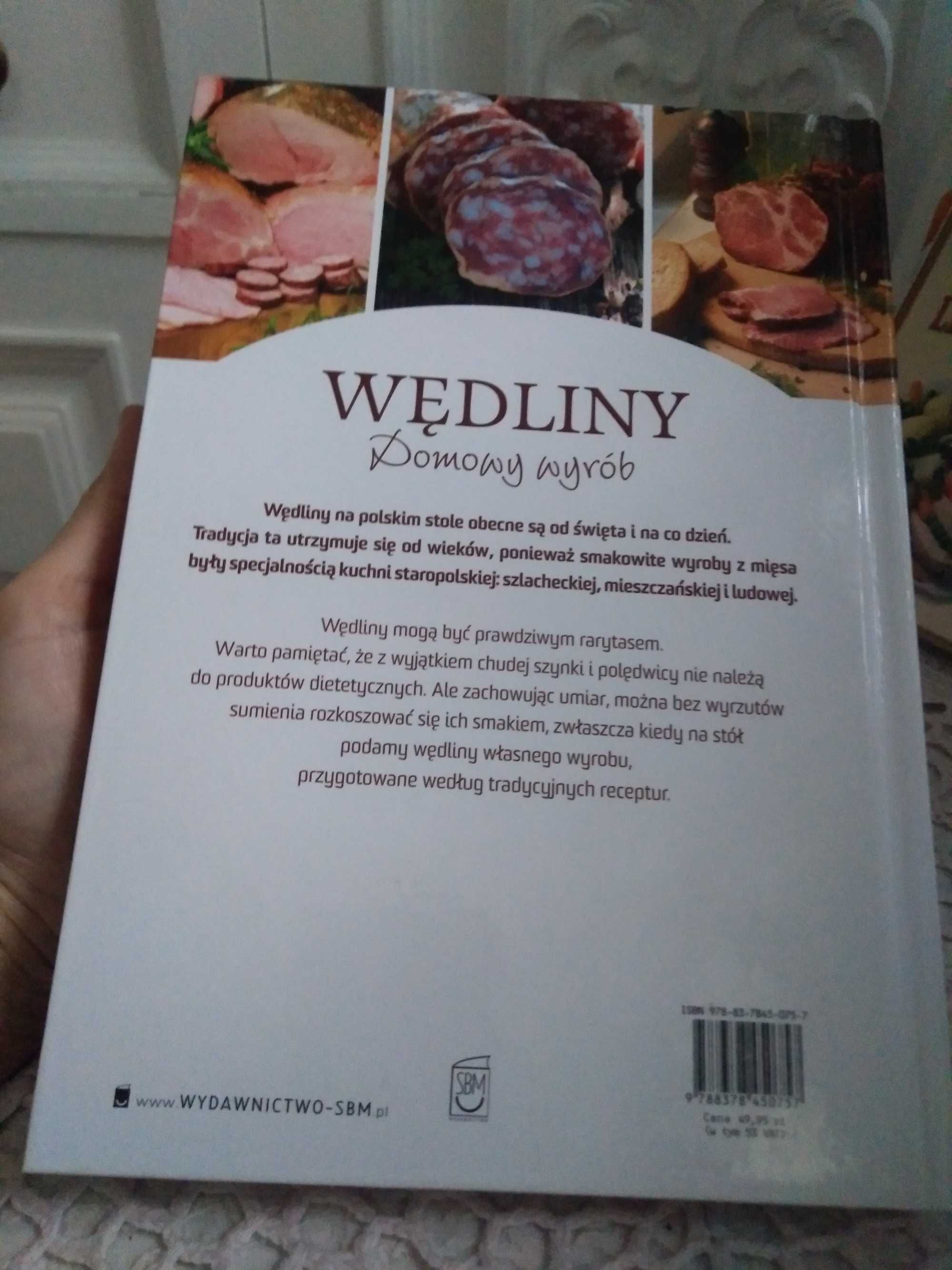 Wędliny domowy wyrób Twoja kuchnia przepisy kiełbasy książka kucharska