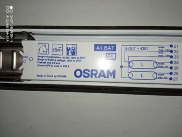 Lampa przemysłowa świetlówki statecznik OSRAM QTi 2X35/49/80DIM Siteco