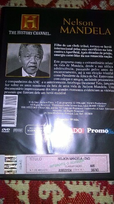 Nelson Mandela dvd