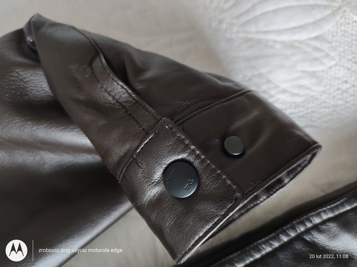 Kurtka skórzana Massimo Dutti L