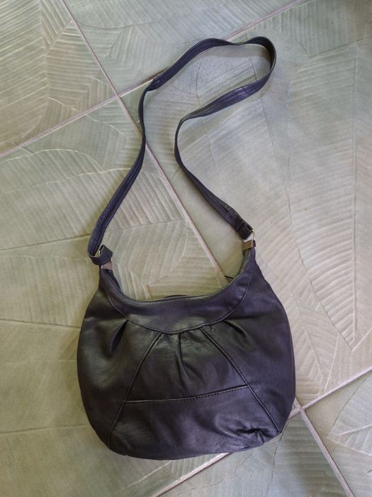 Torba skórzana czarna