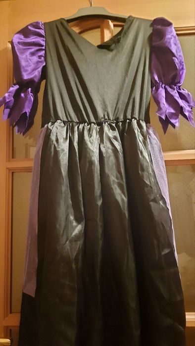 Костюм на хеловін дитячий 7-8 років костюм ведьмы на хэллоуин