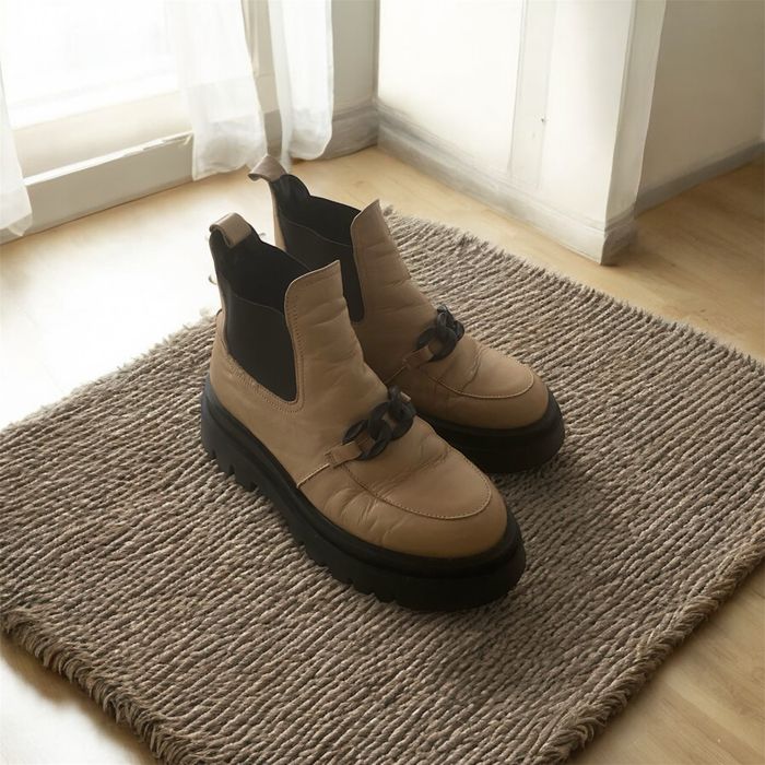 Шкіряні сапожки челсі