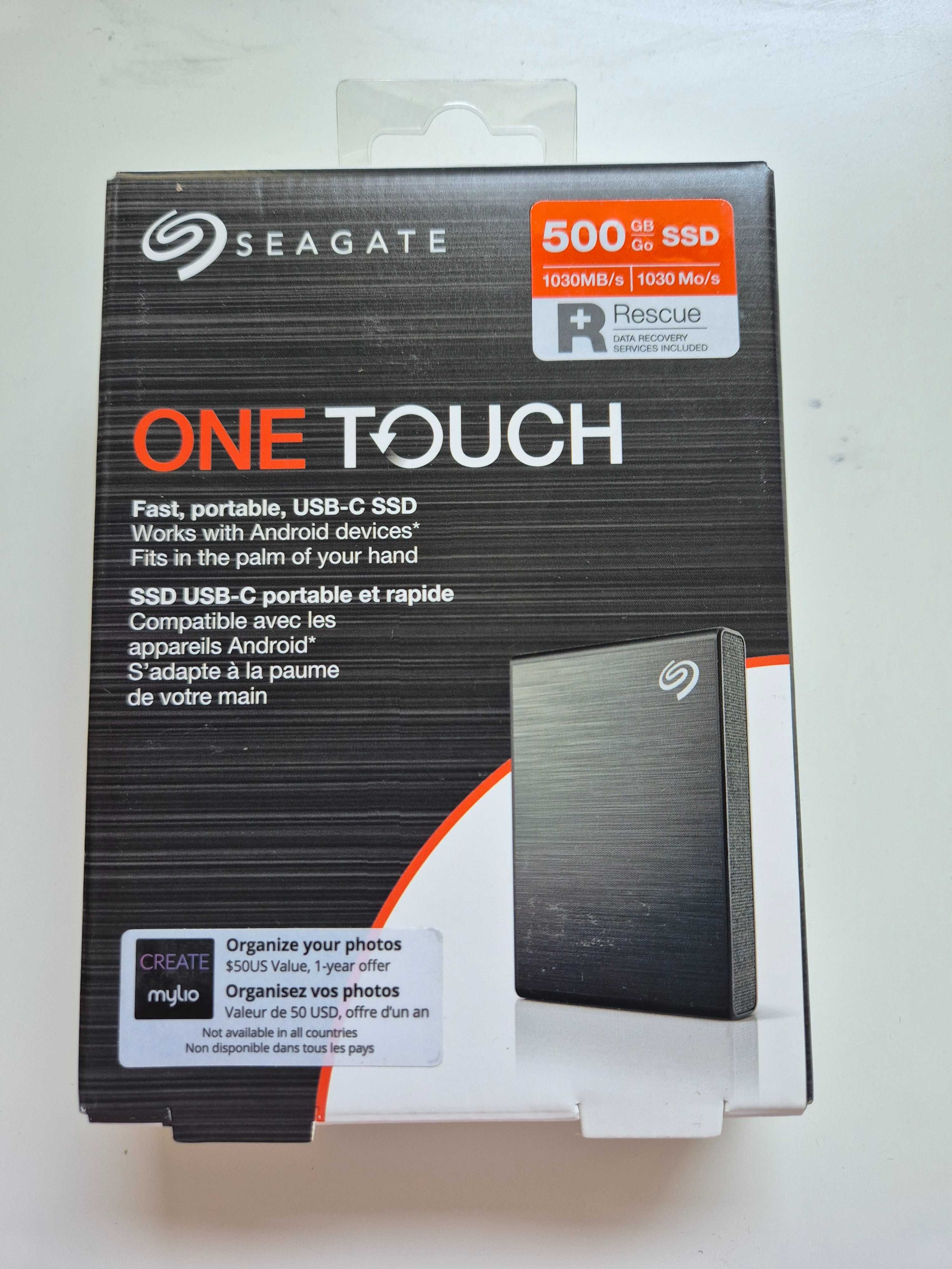 Dysk Seagate 500 GB one touch NOWY