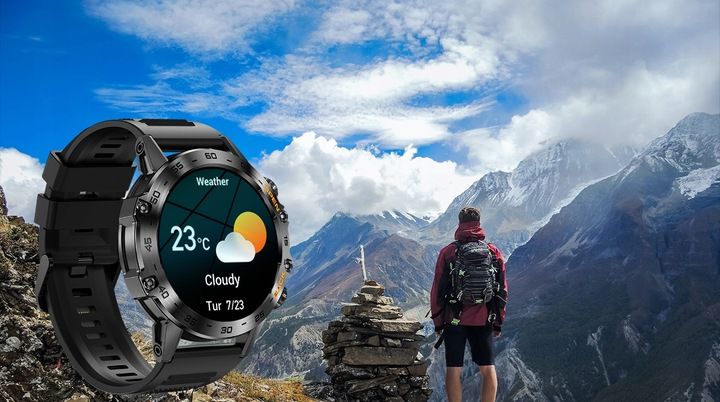 Smartwatch Zegarek Męski Rozmowy Polskie Menu 360x360 Kroki Sms 400 Ma