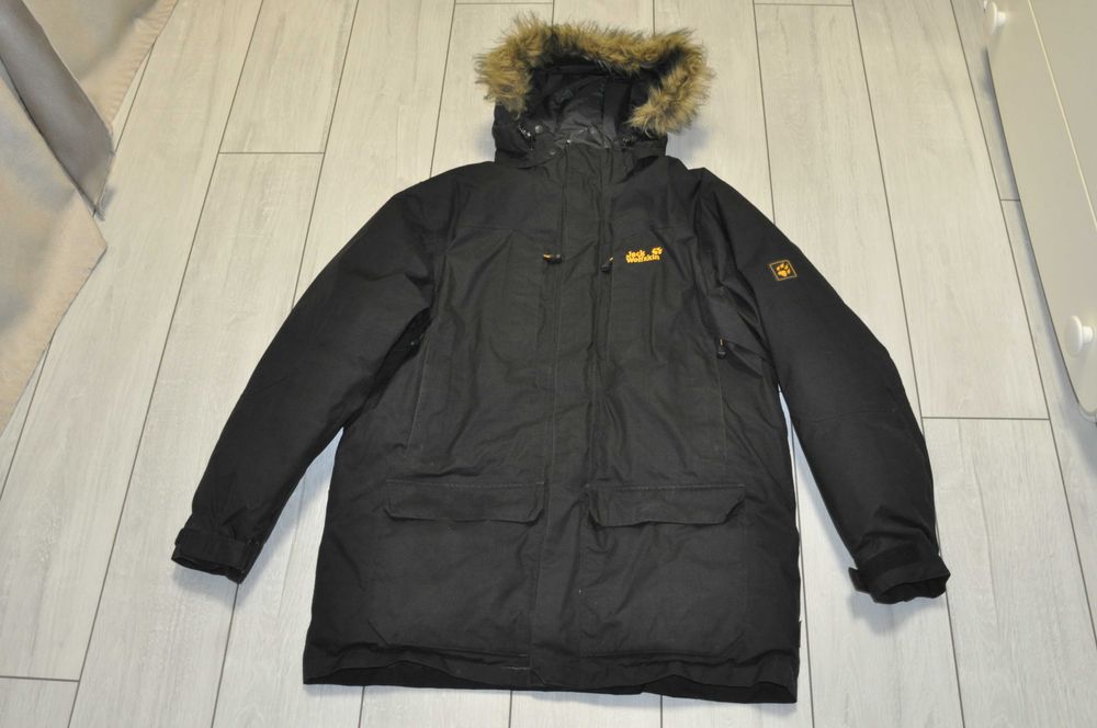 jack wolfskin пуховая парка пуховик зима мужской хл