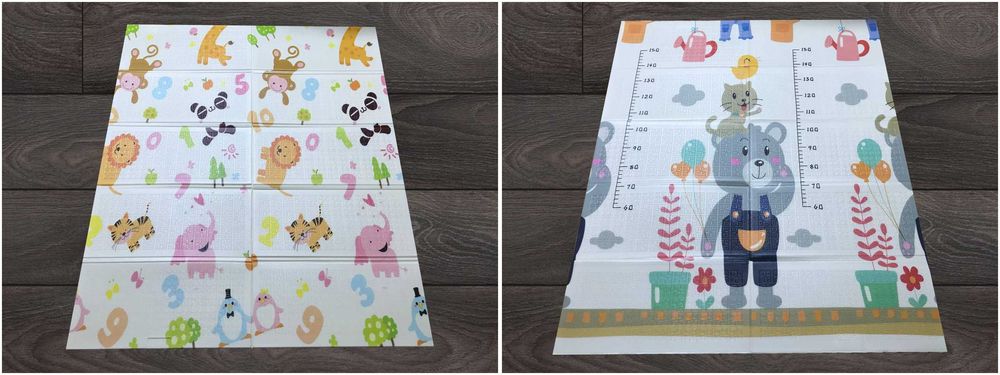 Дитячий термокилимок 150х180 см, спінений килимок для дітей без запаху