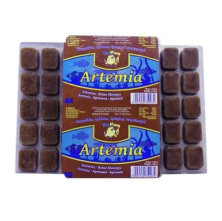 Artemia (solowiec) - pokarm mrożony dla ryb akwariowych blister 100g