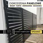 Furtka palisadowa furtka wejściowa kompletna z zawiasami 100 x 150