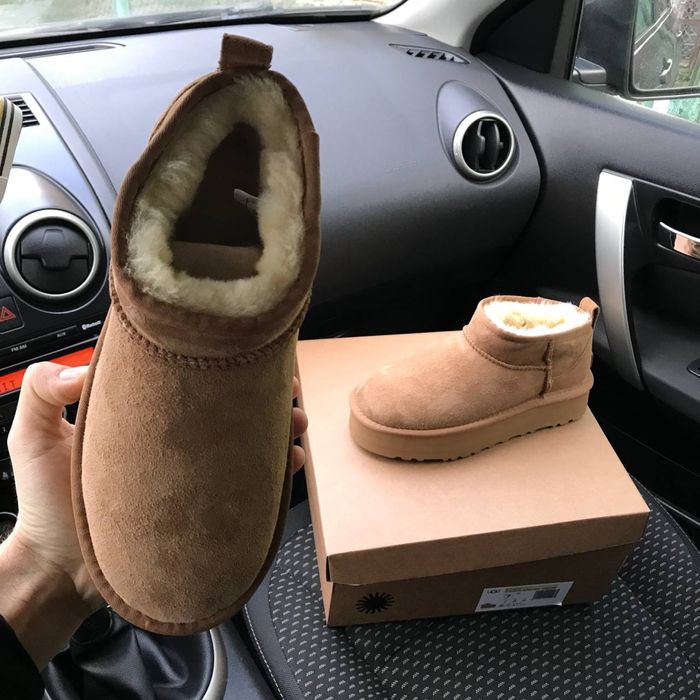 Жіночі уги на платформі руді UGG Classic Ultra Mini Platform Bootie