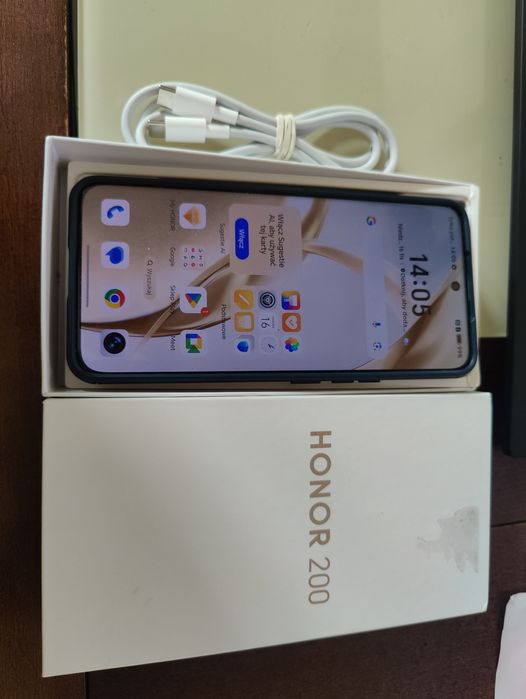 Honor 200 5g jak nowy 8/256Gb dual sim zielony