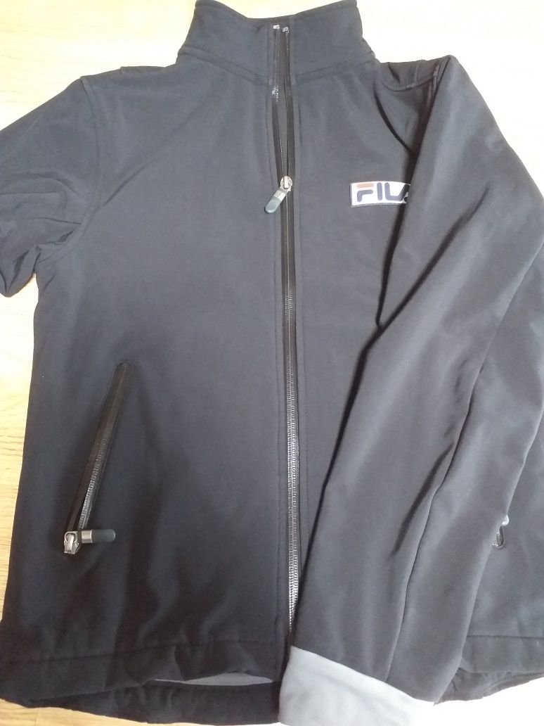 Czarna kurtka softshell Fila roz 152