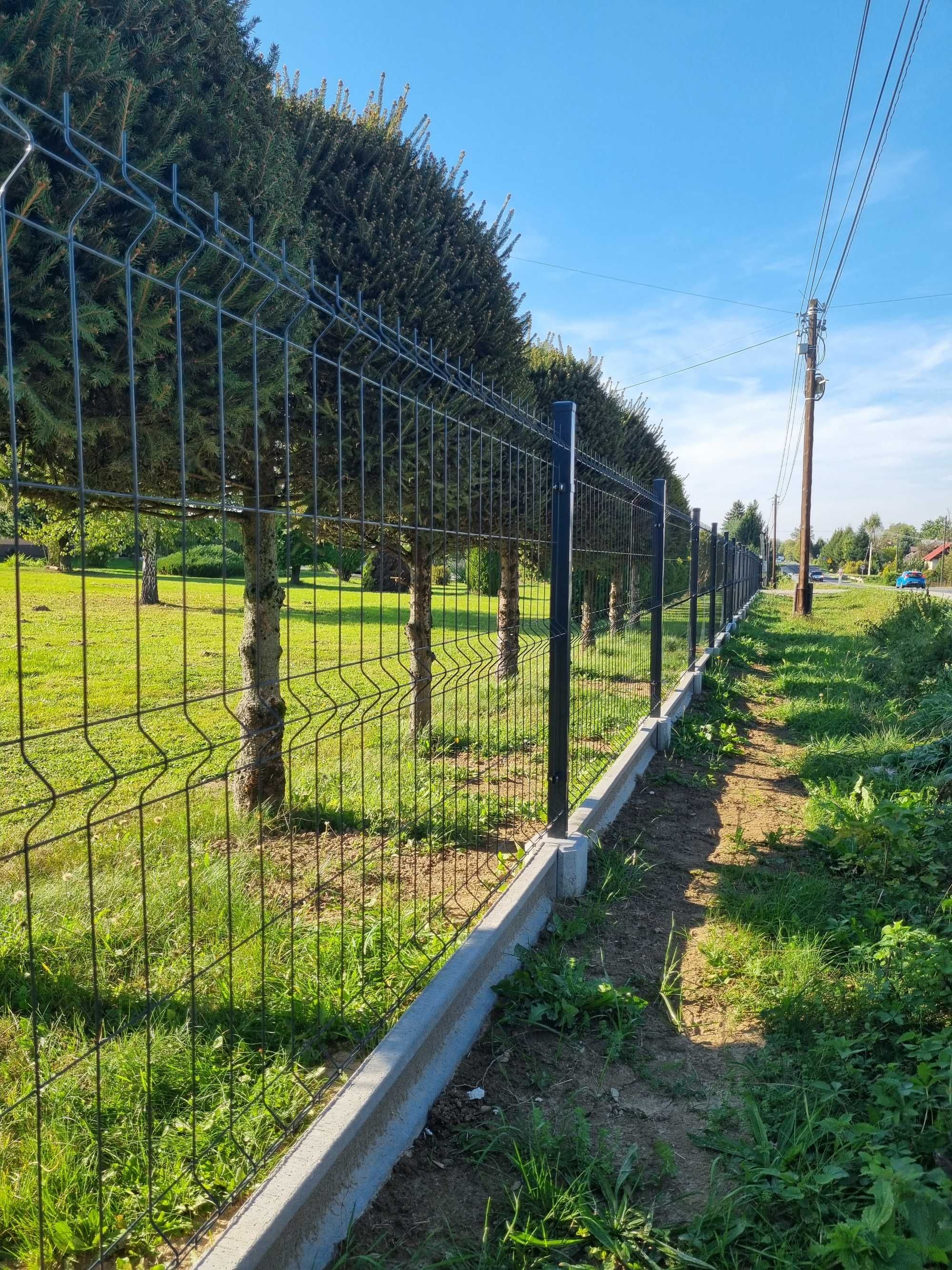 Najtaniej Ogrodzenie Panelowe ZESTAWY panel 3D słupek obejmy 
19,99 zł