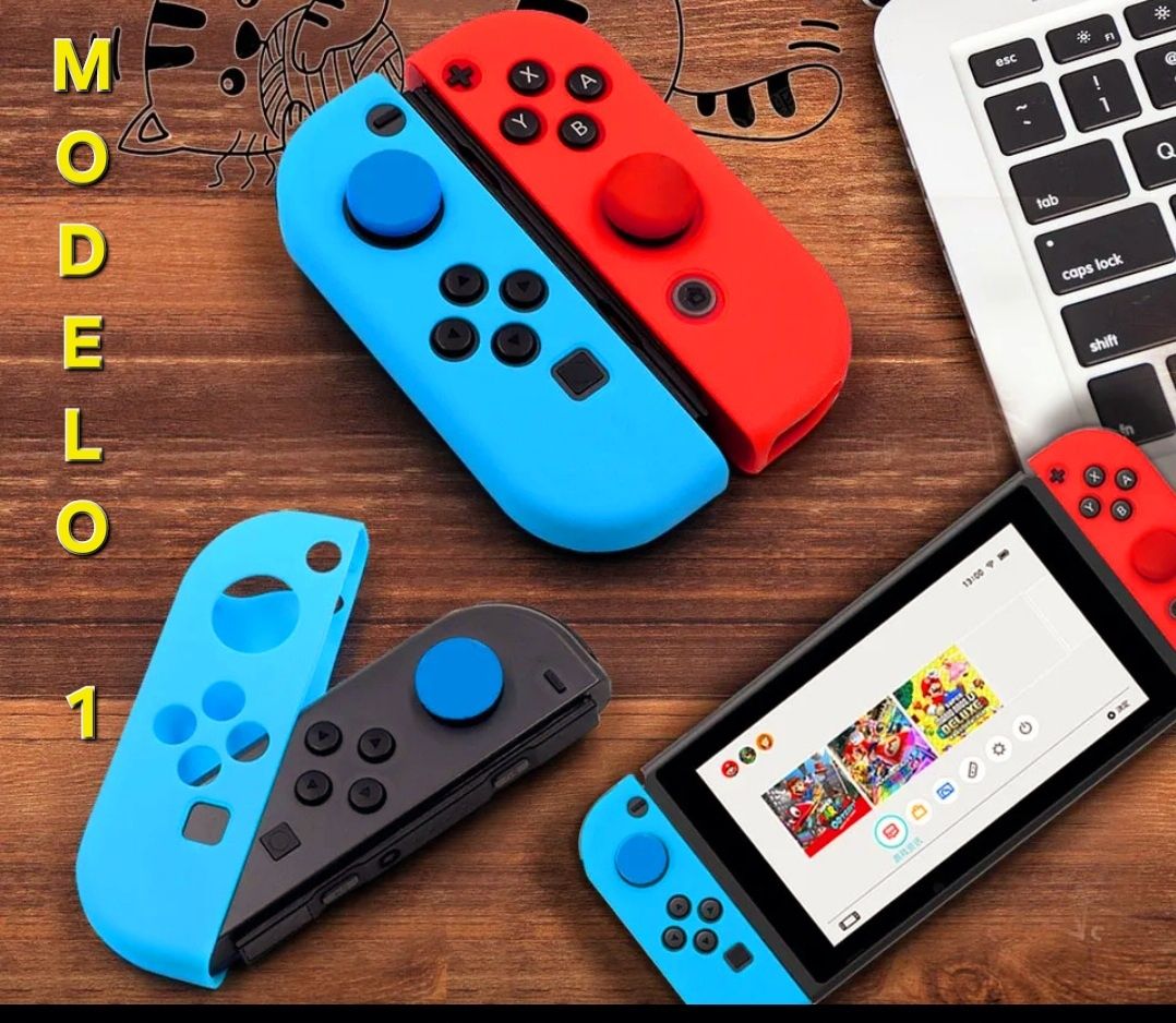 Capa Joy-Con 2 modelos (LER) Nintendo Switch NOVO proteção comandos