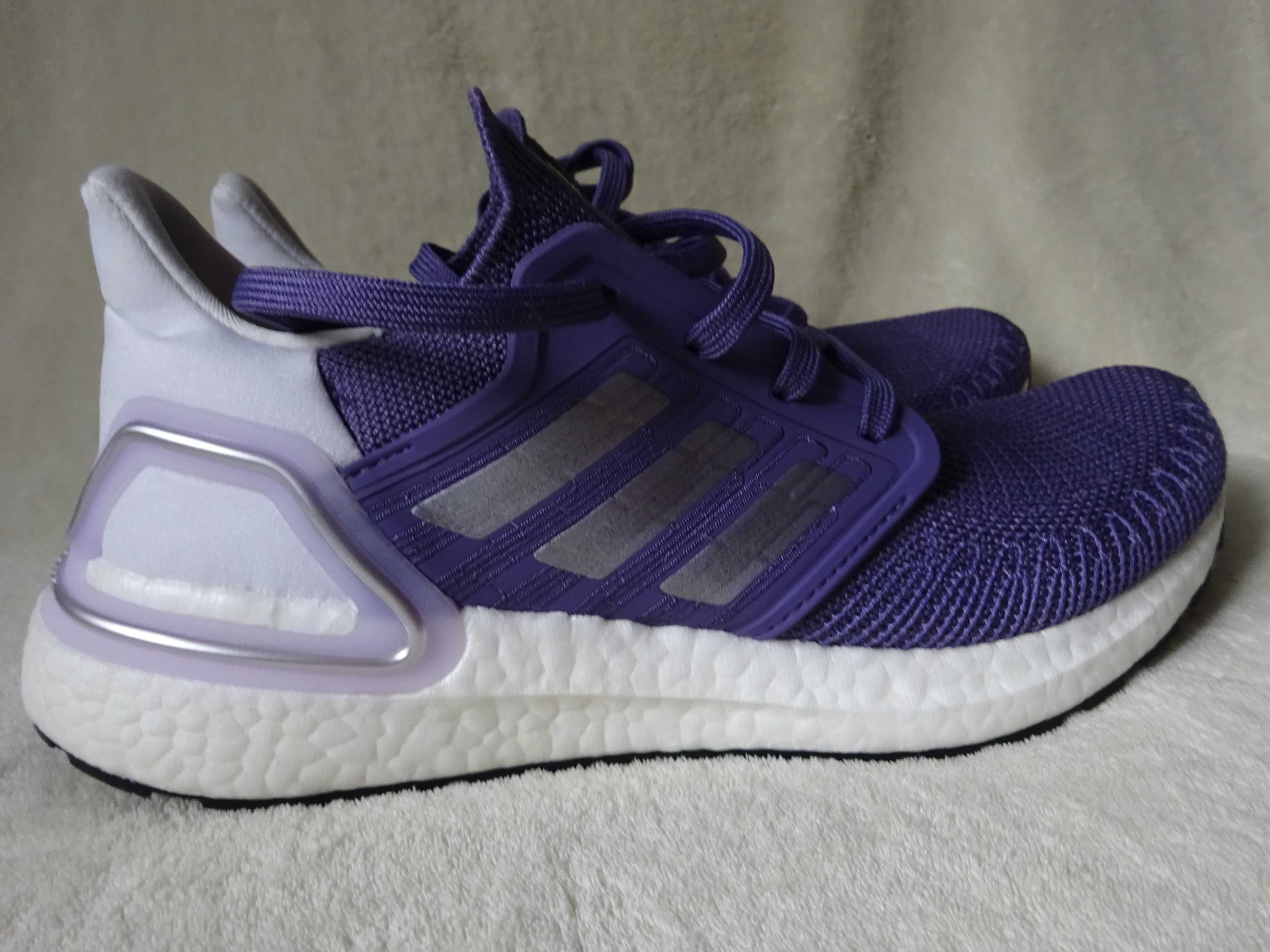 adidas running - Ultraboost 20 fioletowe buty sportowe.