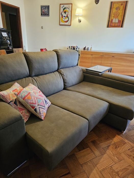 Sofá NOVO com Arrumos+  Chaise Longue ESQ.