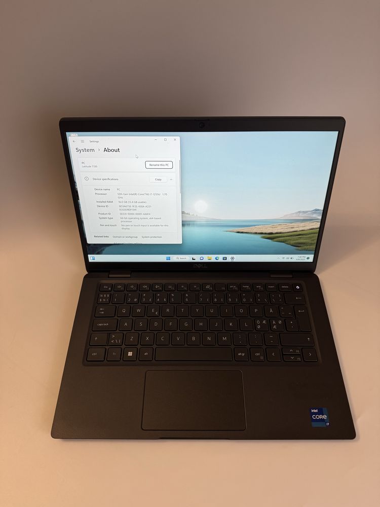 Dell latitude 7330 i7-1255u 16ram512ssd 13.3inch FHDips