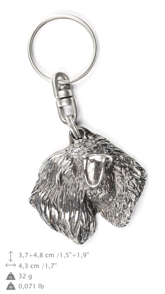 Irish soft coated wheaten terrier brelok do kluczy posrebrzany Art-Dog