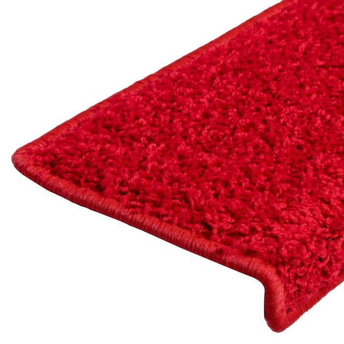 Vidaxl Nakładki Na Schody, 10 Szt., 65X21X4 Cm, Czerwone