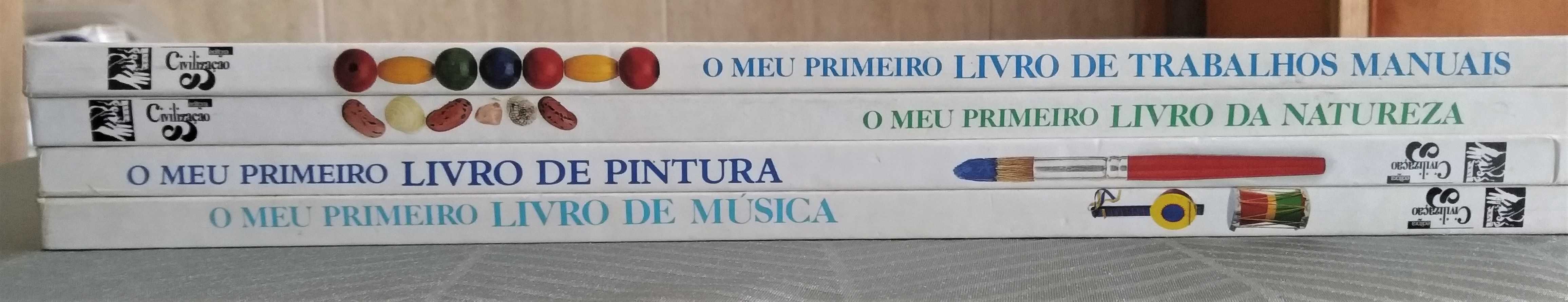 4 livros O Meu Primeiro Livro de Pintura... - NOVOS