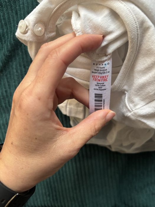 Białe body dziecięce