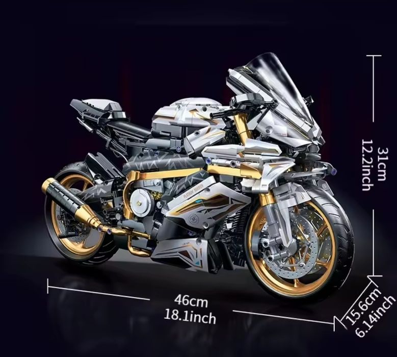 Klocki motocykl ścigacz 2045 elementów