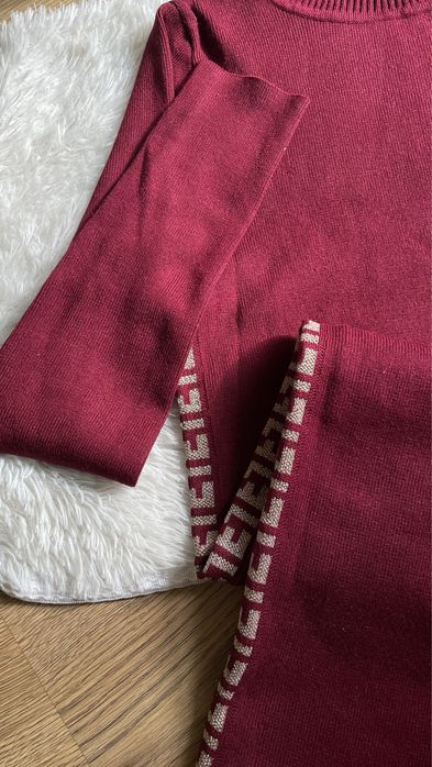 Платье теплое Бордо